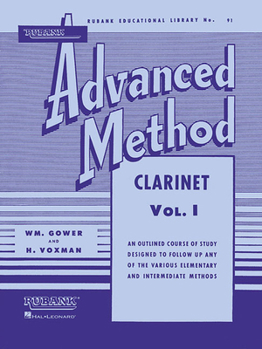 Paperback Rubank Advanced Method - Clarinet Vol. 1 Book