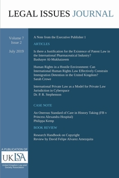 Paperback Legal Issues Journal 7(2) Book