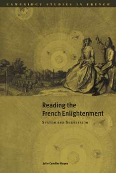 Paperback Reading the French Enlightenment: System and Subversion Book