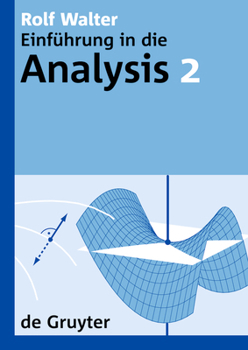 Paperback Einführung in die Analysis, 2, De Gruyter Lehrbuch 2 [German] Book