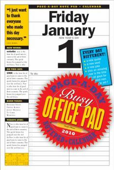 Calendar Busy Office Page-A-Day Calendar 2010 Book