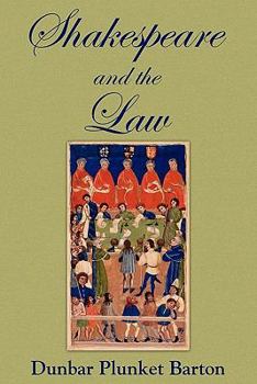 Paperback Shakespeare and the Law Book