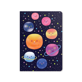 Hardcover Jot It Notebook - Planet Book
