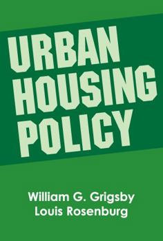 Paperback Urban Housing Policy Book