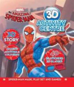 Spiral-bound Marvel Spider-Man 3D Activity Centre Book