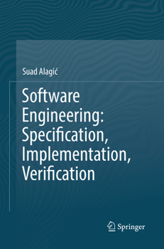 Paperback Software Engineering: Specification, Implementation, Verification Book