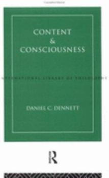 Paperback Content and Consciousness Book