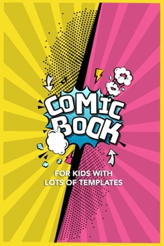 Paperback Comic Book for kids with lots of templates Book