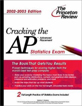 Paperback Cracking the AP Statistics, 2002-2003 Edition (College Test Prep) Book