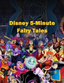 Disney 5-Minute Fairy Tales: Coloring Book for Kids and Teens