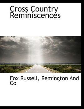 Paperback Cross Country Reminiscences Book