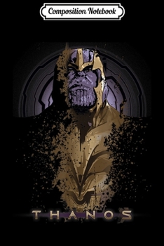 Composition Notebook: Marvel Avengers Endgame Thanos Disintegrating Portrait Logo  Journal/Notebook Blank Lined Ruled 6x9 100 Pages