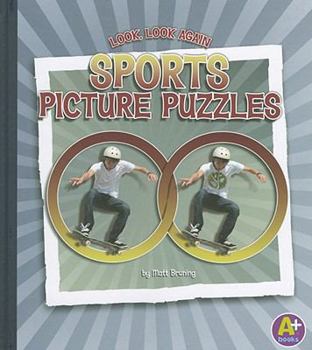 Hardcover Sports Picture Puzzles Book