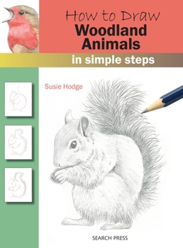 Paperback How to Draw Woodland Animals in Simple Steps Book