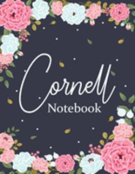 Paperback Cornell Notebook: Floral Cornell Notes Notebook - Cornell Note Taking Notebook - Student Notebook For Note Taking - 8.5 x 11 Cornell Jou Book