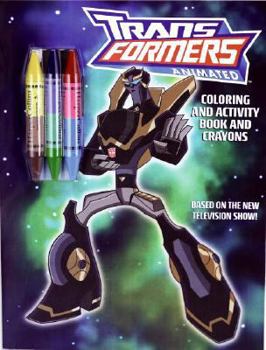Paperback Transformers Animated: Coloring and Activity Book and Crayons Book