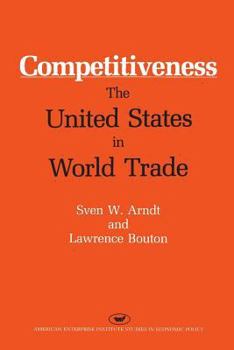 Paperback Competitiveness: The United States in World Trade (AEI Studies) Book