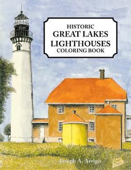 Paperback Great Lakes Lighthouse Coloring Book