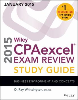 Paperback Wiley CPAexcel Exam Review 2015 Study Guide (January): Business Environment and Concepts Book