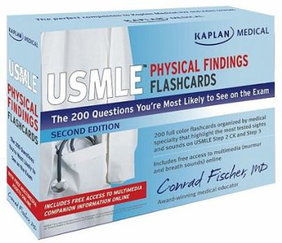 Paperback Kaplan Medical USMLE Physical Findings Flashcards Book