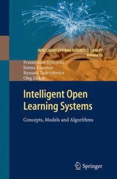 Paperback Intelligent Open Learning Systems: Concepts, Models and Algorithms Book