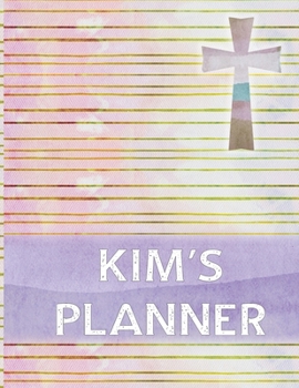 Paperback Kim's Planner: January 1, 2020 - December 31, 2020, 379 Pages, Soft Matte Cover, 8.5 x 11 Book