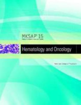 Paperback MKSAP 15 Medical Knowledge Self-assessment Program: Hematology and Oncology Book