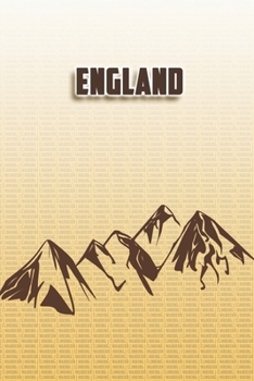 England: Wandertagebuch: England. Ein Logbuch zum Pilgern und Wandern  mit vorgefertigten Seiten und viel Platz für deine Reiseerinnerungen. Eignet ... oder als Abschiedsgeschenk (German Edition)