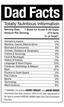 Hardcover Dad Facts: Totally Nutritious Information Book