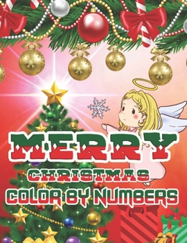 Paperback Merry Christmas Color By Numbers: a beautiful colouring book with Christmas designs on a black background, for gloriously vivid colours Book