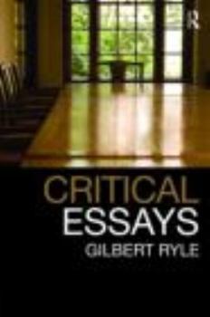 Paperback Critical Essays: Collected Papers Volume 1 Book