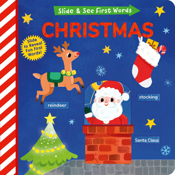Board book Christmas: Slide and See First Words Book