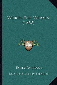 Paperback Words For Women (1862) Book