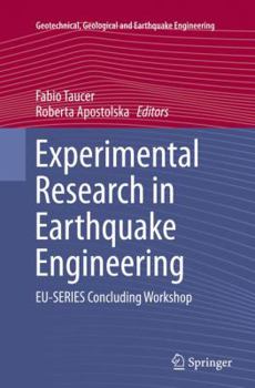 Paperback Experimental Research in Earthquake Engineering: Eu-Series Concluding Workshop Book