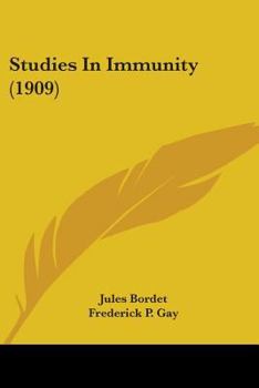 Paperback Studies In Immunity (1909) Book