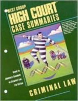 Paperback High Court Case Summaries on Criminal Law (Keyed to Johnson, Seventh Edition) Book