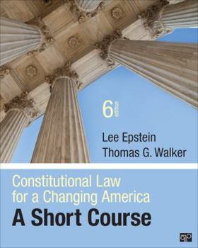 Paperback Constitutional Law for a Changing America: A Short Course Book