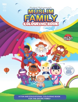 Paperback Muslim Family Colouring Book
