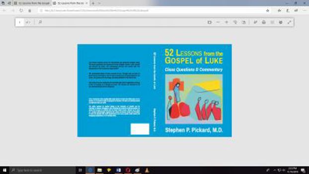 Paperback 52 Lessons from the Gospel of Luke: Class Questions and Commentary Book