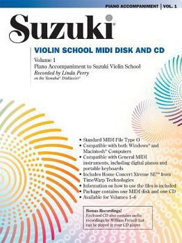 CD-ROM Suzuki Violin School: 1 (Suzuki Violin School, Vol 1) Book