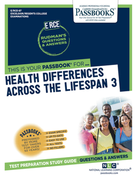 Paperback Health Differences Across the Life Span 3 (Rce-87): Passbooks Study Guide Volume 87 Book