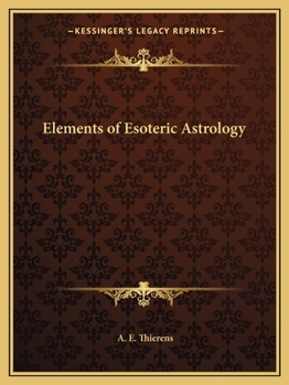 Paperback Elements of Esoteric Astrology Book