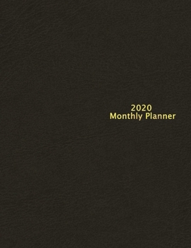 2020 Monthly Planner: Nifty 1 year (Jan to Dec 2020) |Weekly Daily Calendar Organizer + Academic | BONUS Password Log | BONUS Password Birthday Log | ... Quotes | Black Leather with Gold print