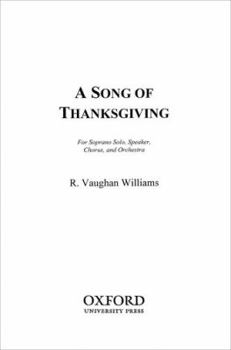 Sheet music A Song of Thanksgiving: Vocal Score Book