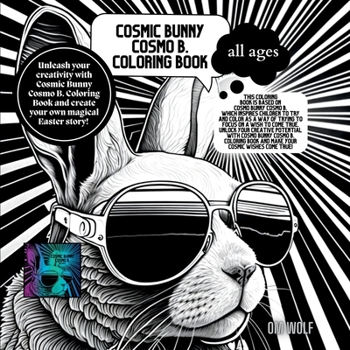 Paperback Cosmic Bunny Cosmo B. Coloring Book