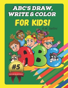 Paperback Abc's Draw, Write & Color Book