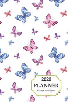 2020 Planner Weekly And Monthly: 2020 Planner Butterfly Design