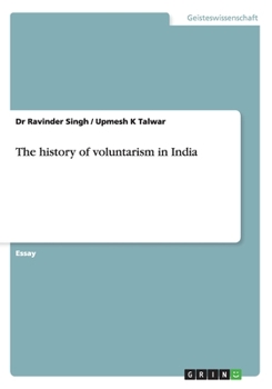 Paperback The history of voluntarism in India [German] Book