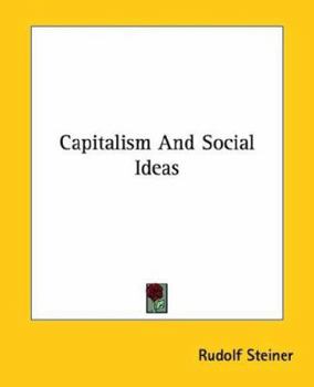 Paperback Capitalism And Social Ideas Book