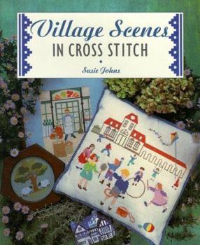 Paperback Village Scenes in Cross Stitch Book